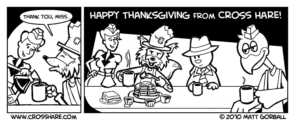 Happy Thanksgiving from Cross Hare!